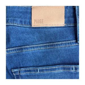 Heritage denim Paige ultra skinny con raw hem láser. Talla 26 estilo french girl Tecnología transcend que mantiene forma. low-key style, luxury urbano y momentos de slow living