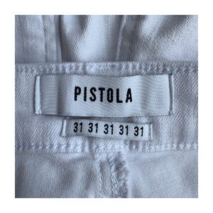 Jennifer Oslo de Pistola. high waist y skinny legs. Blancos con estilo urbano, talla 31 y nuevos con etiqueta