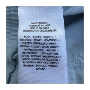 Jogger cargo azul cielo 100% de algodón en talla 18 y estilo preppy