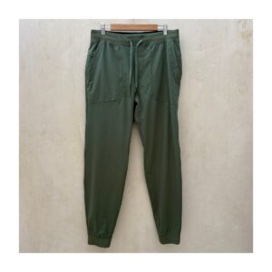 Lululemon ABC Jogger Warpstreme para hombre en color verde oliva y talla XL. Athleisure style