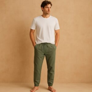 Lululemon ABC Jogger Warpstreme para hombre en color verde oliva y talla XL. Athleisure style