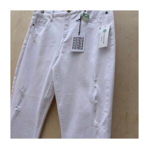Jennifer Oslo de Pistola. high waist y skinny legs. Blancos con estilo urbano, talla 31 y nuevos con etiqueta
