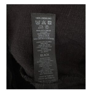 Pantalón de lino italiano negro en talla M. De Carolyn Donnellyn - The Edit y estilo coastal grandma