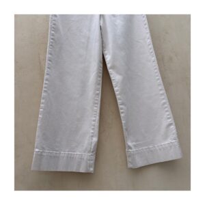 Patch Pocket Pants Bagatelle en algodón color hueso , cintura alta y talla 8. perfectos para armario cápusula