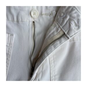 Patch Pocket Pants Bagatelle en algodón color hueso , cintura alta y talla 8. perfectos para armario cápusula