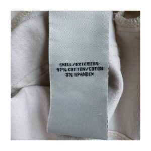 Patch Pocket Pants Bagatelle en algodón color hueso , cintura alta y talla 8. perfectos para armario cápusula