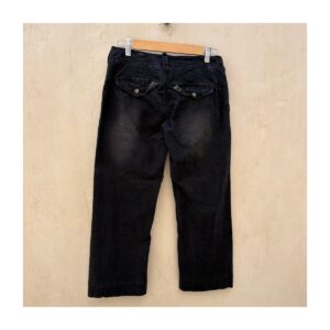 Pantalón negro deconstruido Pilcro . Talla 25 . Acubi style
