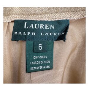Pantalón lino arena Lauren. Ralph lauren Talla 6 estilo old money