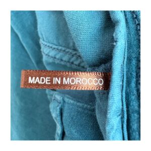 Pantalón de pana turquesa J.McLaughlin en talla 2 estilo preppy con tiro medio alto y corte recto