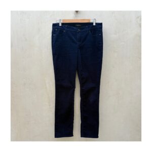 Pantalón Flawless pana azul marino, talla 8 y marca Talbots. Estilo preppy y old money