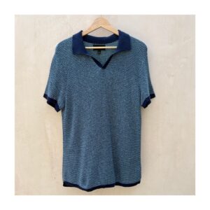 Polo premium diseño geométrico,marca Bonobos en talla S y 100%algodón. Estilo preppy