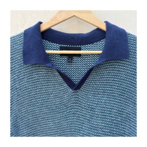 Polo premium diseño geométrico,marca Bonobos en talla S y 100%algodón. Estilo preppy