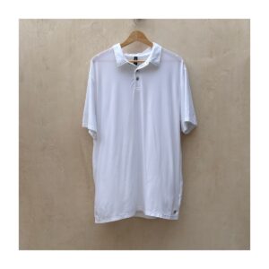 Vuori Strato Tech Polo: Polo para hombre. En blanco y talla XL sporty luxury. ideal para golf y tennis