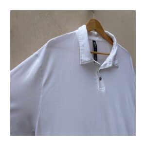 Vuori Strato Tech Polo: Polo para hombre. En blanco y talla XL sporty luxury. ideal para golf y tennis