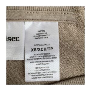 Pullover Budweiser águila americana beige piedra, talla XS estilo retro Y2K