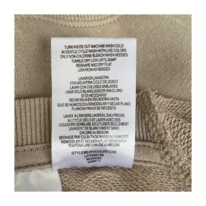 Pullover Budweiser águila americana beige piedra, talla XS estilo retro Y2K