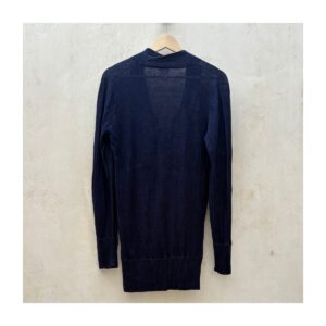 Pullover azul marino lino puro ideal para guardarropa cápsula de verano, marca JCrew talla S. estilo preppy