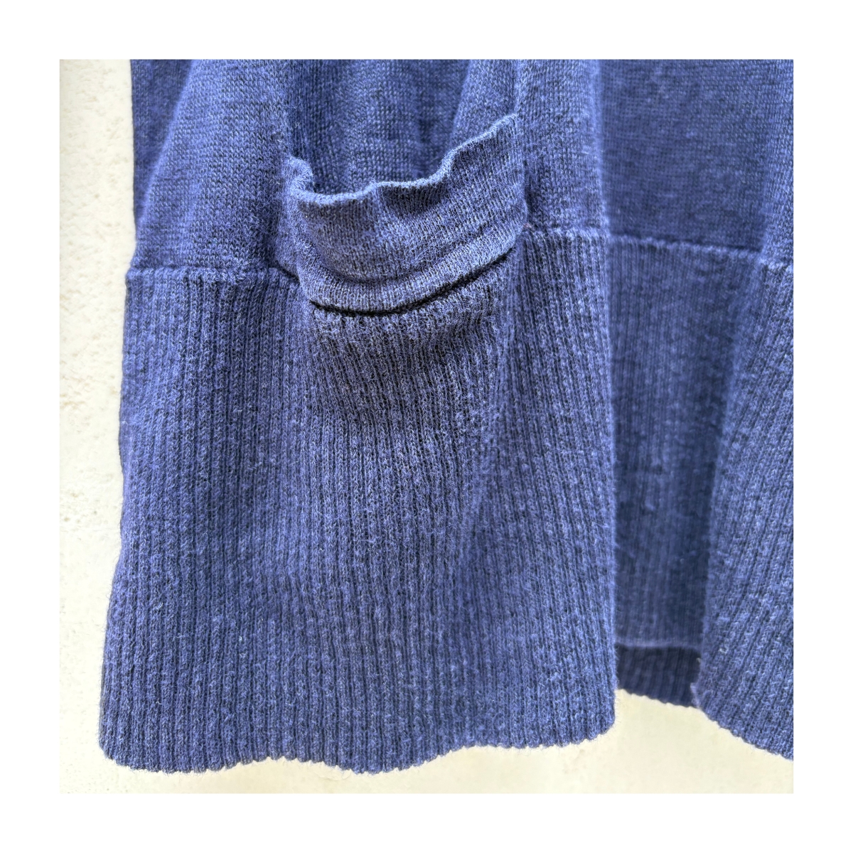 Pullover azul marino lino puro ideal para guardarropa cápsula de verano, marca JCrew talla S. estilo preppy