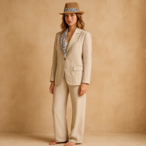 Fedora en tonos tierra de Steve Madden con banda animal print talla one size. Estilo cottagecore y coastal grandma