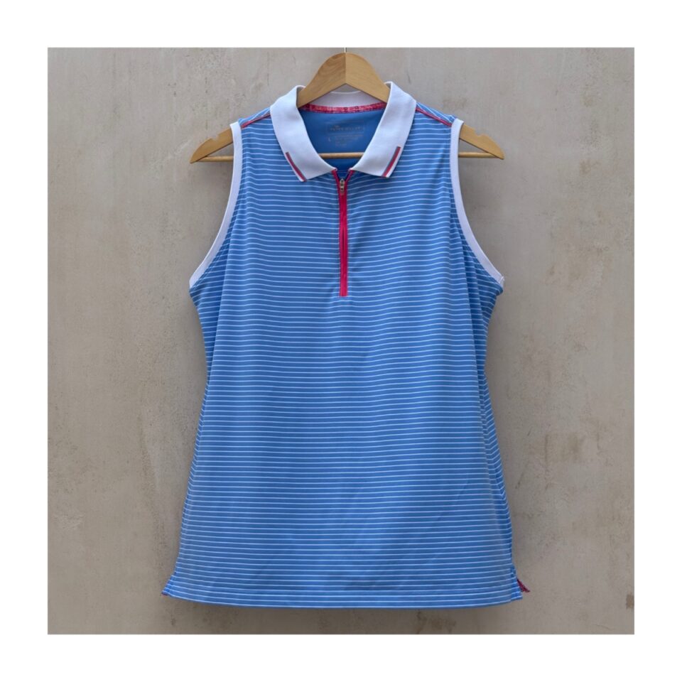 polo técnico Peter Millar en talla L Ideal para golf y pickeball