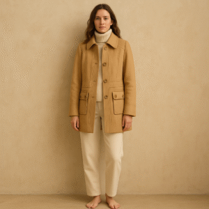 True vintage: Tulle Coat para Anthropologie en mezcla de lana y talla S. Estilo retro