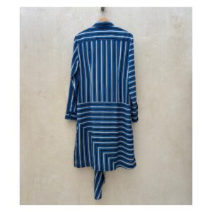 Vestido Seda Mulberry Akris. Sastrería suiza en talla 8. Estilo old money